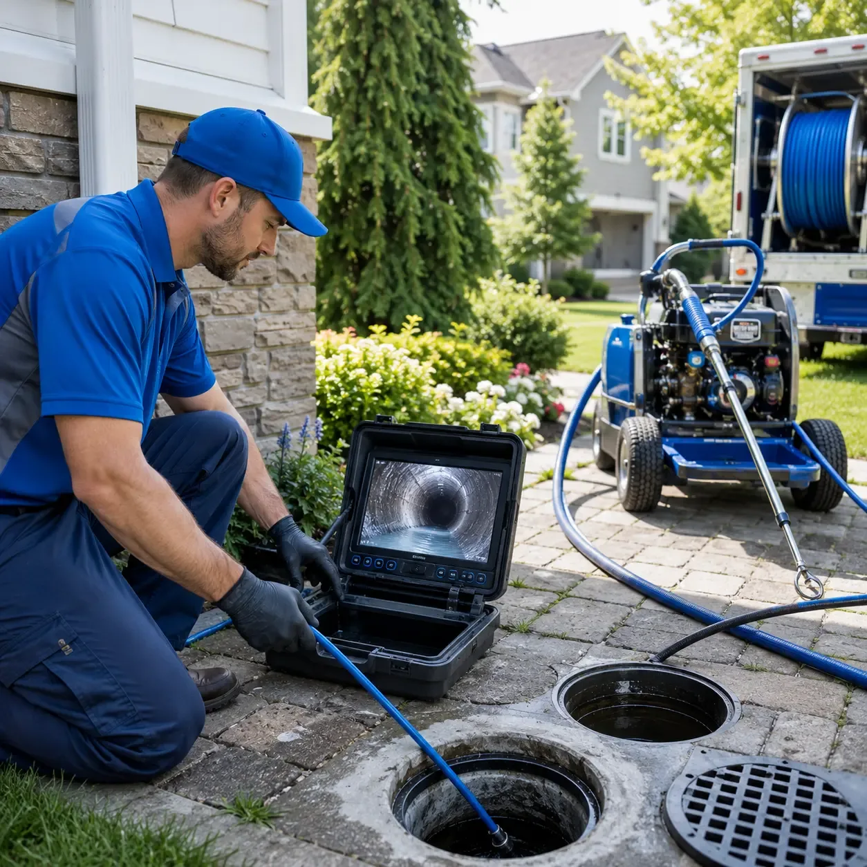 Outdoor drain cleaning professionals serving Ramsey, IN